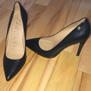 Brand New - Never Worn Calvin Klein black pumps!